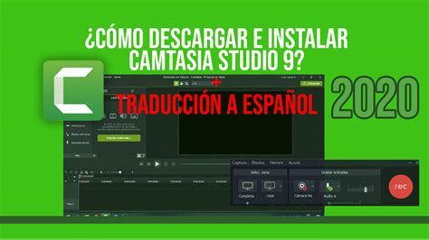 Descargar e instalar Camtasia Studio 9 en Español .